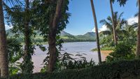 Zusammenfluss der beiden Fl&uuml;sse in Luang Prabang