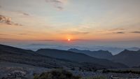 Sonnenaufgang Dschabal al Akhdar