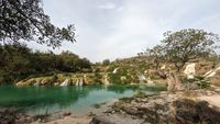 Stufenwasserfall Wadi Darbat